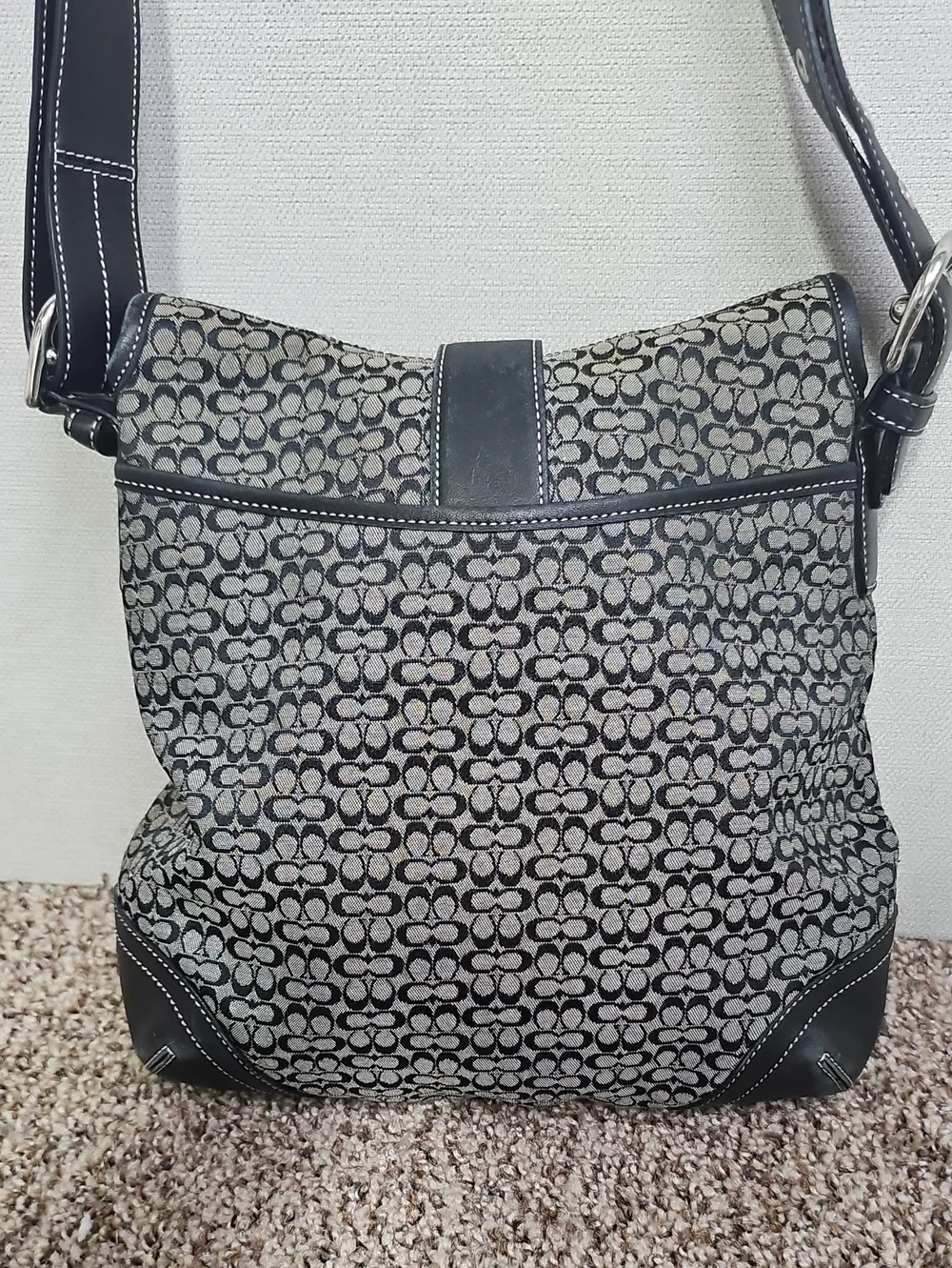 COACH 6376 SOHO SIGNATURE JACQUARD FLAP BAG BFPM-08-037